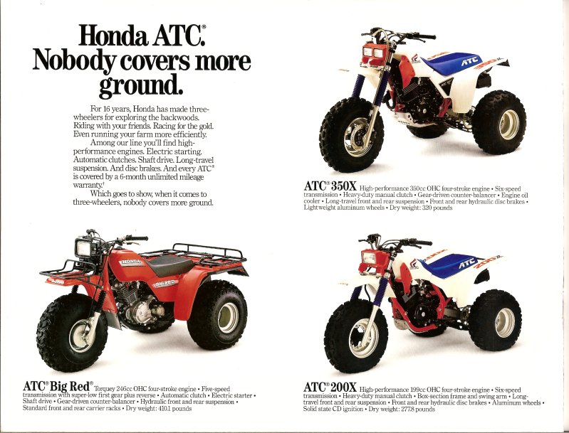 Honda all terrain vehicle luggage #3