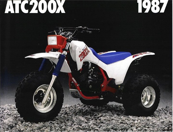 1987 200X atc honda #7